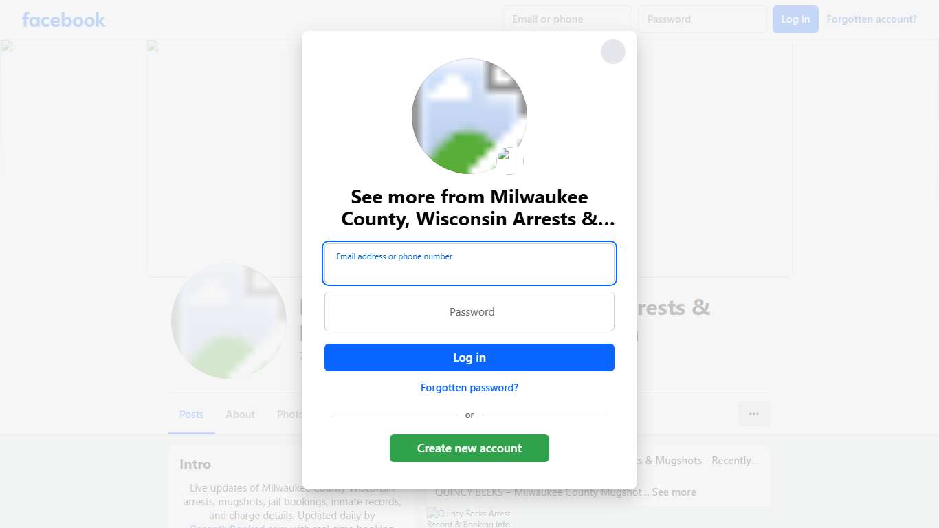 Milwaukee County, Wisconsin Arrests & Mugshots - RecentlyBooked.com Facebook